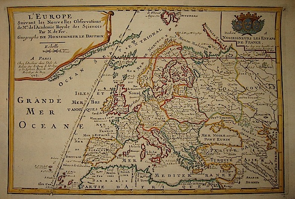 De Fer Nicolas (1646-1720) L'Europe... 1717 Parigi 